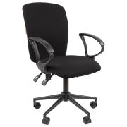 Кресло офисное Chairman CH 9801, пятилучие металл, ткань, черное, 7150934