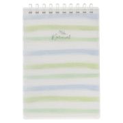 Блокнот МАЛЫЙ ФОРМАТ А6, 80 л., мягкий гребень, пластик, фольга, клетка, HATBER, NATURAL LINES, 090246, 80Б6A1мс_33481