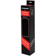 Коврик для мыши и клавиатуры большой SONNEN «BLACK TITAN XXL» 900х400х3 мм, черный, 513959