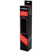 Коврик для мыши и клавиатуры большой SONNEN «CYBER OUTLAW 2.0» 780х380х3 мм, черный, 513960