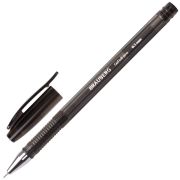 Ручка гелевая BRAUBERG «Gel Tone», ЧЕРНАЯ, корпус тонированный, игольчатый узел 0,5 мм, линия письма 0,35 мм, 141517