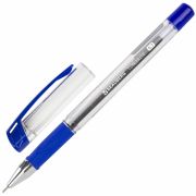 Ручка шариковая масляная с грипом BRAUBERG «Time2rite», СИНЯЯ, узел 0,7 мм, линия письма 0,35 мм, 142683
