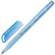 Ручка шариковая масляная BRAUBERG «OIL PEN TONE», СИНЯЯ, корпус тонированный, пишущий узел 0,7 мм, линия 0,35 мм, 142710