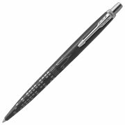 Ручка шариковая PARKER «Jotter New York Black CT», корпус черный лак, детали из нержавеющей стали, синяя, 2187554