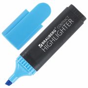 Текстовыделитель BRAUBERG «Contract», ГОЛУБОЙ, линия 1-5 мм, 150391