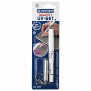 Маркер перманентный ультрафиолетовый CENTROPEN «Security UV», фонарик, 0,6-1 мм, 2699, 6 2699 0201