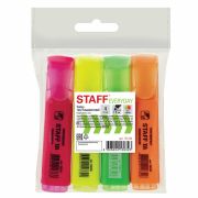 Набор текстовыделителей STAFF «EVERYDAY» HL-243, 4 шт., АССОРТИ, линия 1-5 мм, 151243