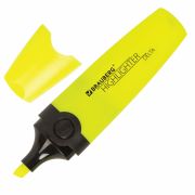 Текстовыделитель BRAUBERG «DELTA», ЖЕЛТЫЙ, линия 1-5 мм, 151719