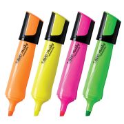 Набор текстовыделителей BIC «Flat» 4 шт., АССОРТИ, линия 1,7-4,8 мм, 943652