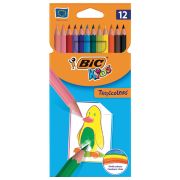 Карандаши цветные BIC «Tropicolors», 12 цветов, шестигранные, 83256610