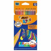 Карандаши цветные BIC «Evolution Stripes», 12 цветов, шестигранные, грифель 9505221