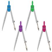 Циркуль ERICH KRAUSE «School», 120 мм, туба, ассорти, дисплей, 31526