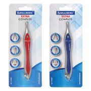 Циркуль BRAUBERG «Extra», 125 мм, блистер, 210683