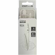 Готовальня STAFF «College» 2 предмета: циркуль 120 мм, запасные грифели, пластиковый пенал, дисплей, ассорти, 210862