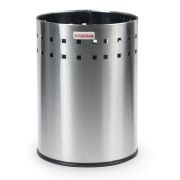 Урна-корзина для мусора 7 литров «Bionic», МАТОВАЯ, перфорированная, LAIMA, 232267