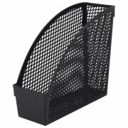 Лоток вертикальный для бумаг STAFF «Profit», 270х100х250 мм, сетчатый, полипропилен, черный, 237253