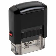 Оснастка для штампа, размер оттиска 26х9 мм, синий, TRODAT IDEAL 4910 P2, подушка в комплекте, 125414