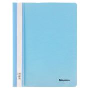 Скоросшиватель пластиковый BRAUBERG «Pastel» А4, 130/180 мкм, аквамарин, 270455