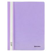 Скоросшиватель пластиковый BRAUBERG «Pastel» А4, 130/180 мкм, лиловый, 270456