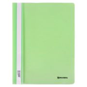 Скоросшиватель пластиковый BRAUBERG «Pastel» А4, 130/180 мкм, мятный, 270458