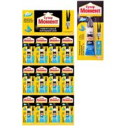 Клей-гель моментальный Супер МОМЕНТ, 3 г, отрывная мультикарта, 622917