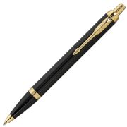 Ручка шариковая PARKER «IM Core Black Lacquer GT», ежедневник А5 черный, пакет, 880899
