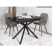 DaVita Обеденный стол Орфей 46 (03) Мрамор черный