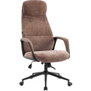 Кресло руководителя Everprof Otto Black Ткань Коричневый