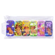 Корректирующая лента FUNSTER (ФАНСТЕР) «КАПИБАРЫ», 5 мм х 5 м, КОМПЛЕКТ 6 штук, пенал с zip-замком, 273021