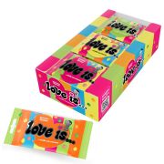 Жевательные конфеты в кислой обсыпке LOVE IS, ассорти вкусов, 42 г, 709230