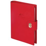 Ежедневник-органайзер недатированный B5 167х240 мм BRAUBERG «Nova», под кожу, 160 л., красный, 116203