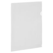 Папка-уголок А4, BRAUBERG «UNIVERSAL», прозрачная, 0,10 мм, 273044