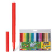 Фломастеры 24 ЦВЕТА CENTROPEN «Washable», смываемые, вентилируемый колпачок, 7790/24TP, 777902485