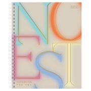 Тетрадь А5 96 л. HATBER гребень, клетка, матовая ламинация, 3D-фольга, «Notes» (микс в спайке), 090317, Тетрадь 96л Not
