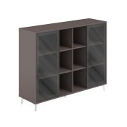 Шкаф средний с нишей (Стекло) 1516х450х1200