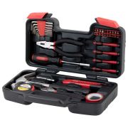 Набор инструментов столярно-слесарный, 40 предметов, пластиковый кейс, ГРАНДМАСТЕР, 671332