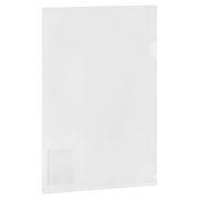 Папка-уголок жесткая А4 BRAUBERG UNIVERSAL, прозрачная, 0,18 мм, 273054