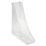 Лоток вертикальный для бумаг BRAUBERG ECO, 240х80х290 мм, сетчатый, прозрачный, 239016