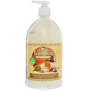 Мыло жидкое 1 л, БАННОЕ, дозатор, РЕНЕССАНС КОСМЕТИК, МИНПРОМТОРГ, 2460