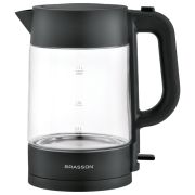 Чайник BRASSON (БРАССОН) KT-727, 1,7 л, 2200 Вт, стекло, графит, подсветка, 455190