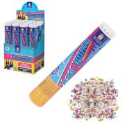 Хлопушка пневматическая 30 см «Party Mix», фольга, конфетти, ассорти, ЗОЛОТАЯ СКАЗКА, 592465