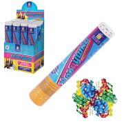 Хлопушка пневматическая 30 см «Серпантин» фольга, конфетти ассорти, ЗОЛОТАЯ СКАЗКА, 592467