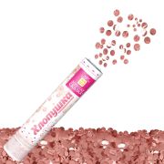 Хлопушка пневматическая 20 см «ВОЛШЕБСТВО» фольга, круги, розовое золото, ЗОЛОТАЯ СКАЗКА, 592468