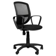 Кресло офисное Betta, ткань, черное C11