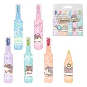 Набор текстовыделителей 6 ПАСТЕЛЬНЫХ ЦВЕТОВ, кросс-серия МИЛЫЕ КОТЫ, линия 1-5 мм, BRAUBERG, 152619