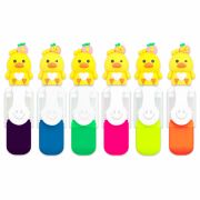 Набор текстовыделителей с топперами 6 ЦВЕТОВ НЕОН, «НЕЖНЫЕ ЦЫПЛЯТА», линия 1-4 мм, FUNSTER (ФАНСТЕР), 152648