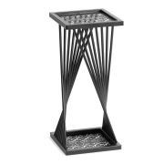 Кофейный стол/подставка Osteria/Остерия металл, черный, 25,5х25,5х59 см