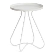 Столик журнальный GLAND 1 шт. в упаковке металл, 40*40*45см, белый