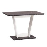 Стол обеденный TIBI нераздвижной ЛДСП, 68,6 х 110 х 75 см, Мрамор черный/Белый