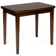 Стол TEODORO (mod. F-SHR3624RD W4) дерево гевея/мдф, 60x90(90x120)x76см, walnut (орех)